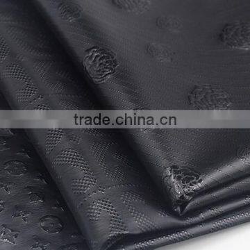 embossing pvc leather for bags car seat covers factory supplier synthetic leather