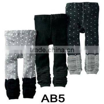 High quality Colored Cotton Pants Baby Warm Pants High quality baby legging Tights