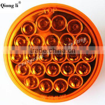 12/24V Waterproof and anti-shock 4 inch tail lights round LED truck lamp