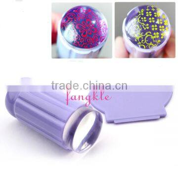 silicone nail stamp / rubber nail stamp kit / clear nail stamp