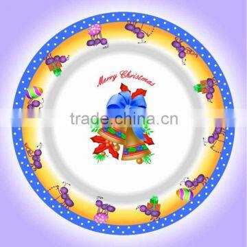 Christmas holiday printing melamine plates