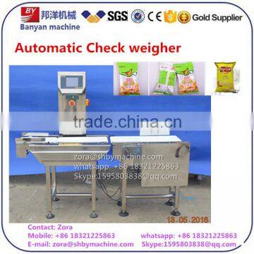 BY-XBC Full automatic metal Weight detector for food, weighting machine