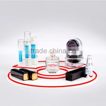 Circular Acrylic Make Up Stand Cosmetic Display Counters