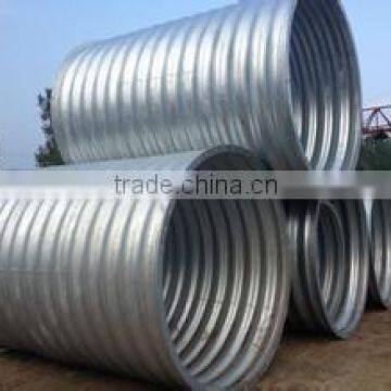 corrugated culvert pipe assembly galvanized corrugated steel culvert pipe