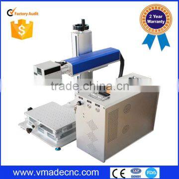 high quality china Racus laser engraving small jewellery fiber metal laser marking machine 10W 20W 30W