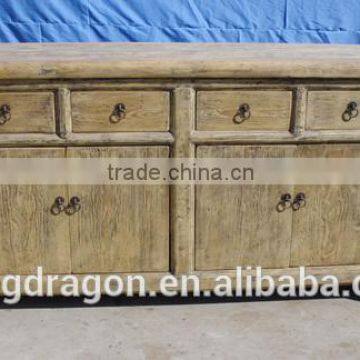 Chinese antique furniture, reproduction antique natural recycle wood cabinet