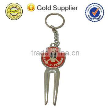 Hot Selling Free Sample Cute Design Felt Zinc Alloy Metal Keychain on Sale photo-4
