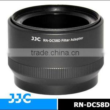 JJC Lens adapter RN-DC58D provides 58mm filter mount for Canon PowerShot G15