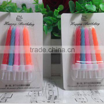 Spiral Shaped Candles 2016 New Products Smokeless and No Dripping During Burning
