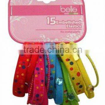 15 PCS FASHION ELASTIC HAIR BAND