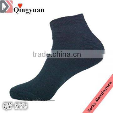 100 Cotton black men sport socks