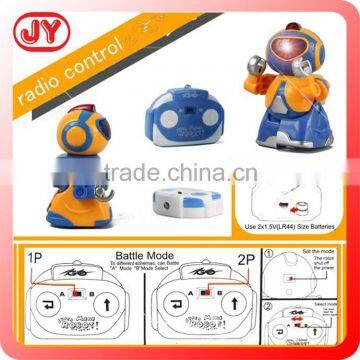 Intelligent robot toys battery operated toy robot with sound and light