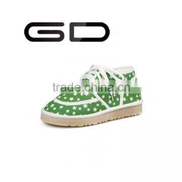 GD ethic retro style girls leisure shoes with colors patch