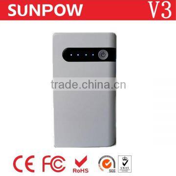 Sunpow car battery pack 8000mah jump start starter