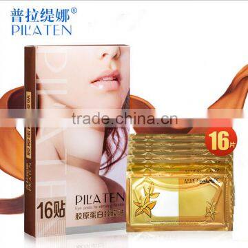 16PCS Pilaten Collagen Neck Mask for Hydrating Whitening Anti-Wrinkle Anti-Aging