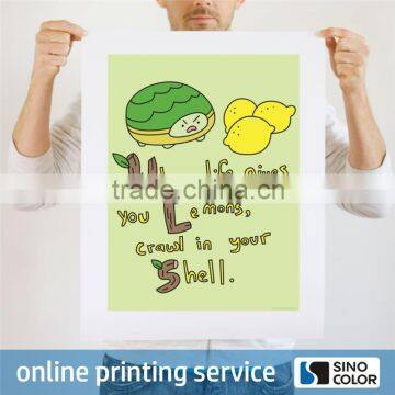 Custom PP PVC poster download
