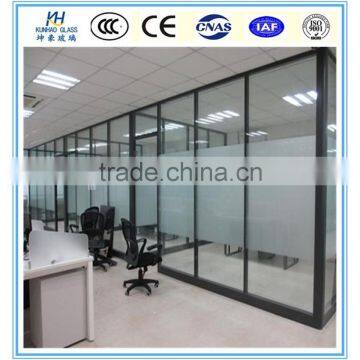 10mm tempered glass partition office desk partition glass partitions