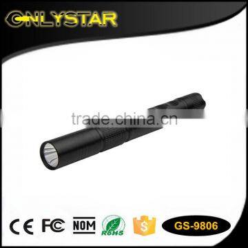 Onlystar GS-9806 manufacturer hot sale multifunction aluminum led flashlight power cell batteries led torch