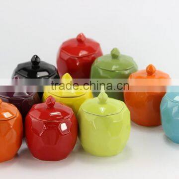 Home Decor Various Scents Ceramic Jar Candle With Lid