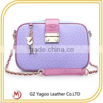 Floral Shoulder Bag Newest Artificial PU Bags for Teenagers Girls