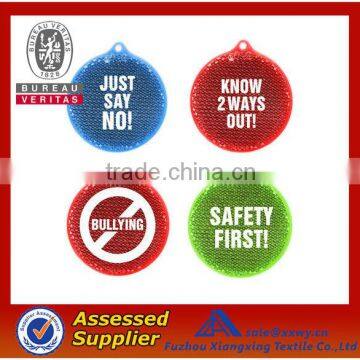 funny safety reflective badge for kids