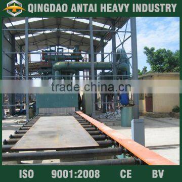 Steel plate shot blasting machine