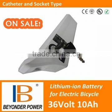 Hot sale, Electric bicycle rechargeable battery, 36v 10ah assembly by 18650 lithium ion battery with BMS