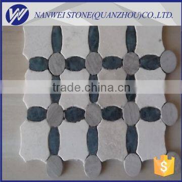 Supplier mosaic china marble tiles hotel stone cut to size marble prices,high quality and quantity marble