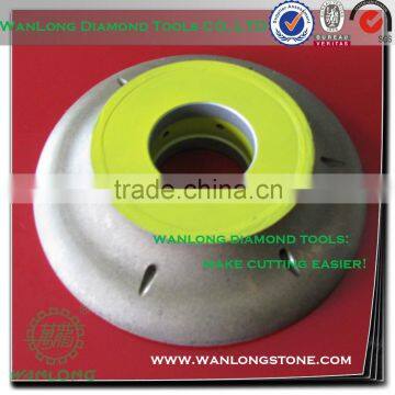 cnc wheel hubs and diamond cnc wheel for stone grinding ,stone edge profile wheel