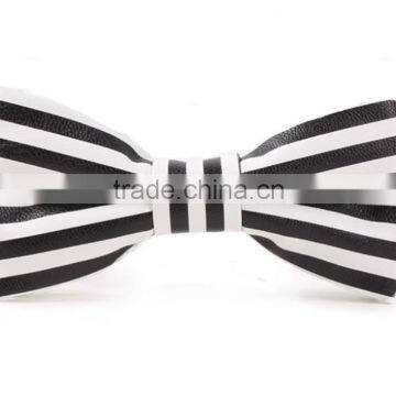 Hot Sale Leather Bow Tie,Funny Printed Bowtie For Suits