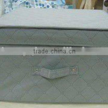 Large-capacity bamboo charcoal non-woven foldable storage box