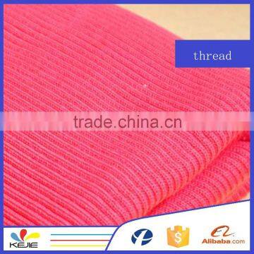 cotton elastic thread knitted cuff fabric