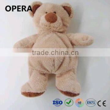 cuddle CE EN71 soft plush orange teddy bear