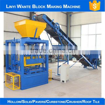 2016China Linyi Wante Machinery QT4-24 semi-automatic hollow brick making machine factory price                        
                                                                                Supplier's Choice