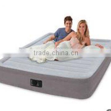Anbel best inflatable queen size soft flocked PVC air bed mattress