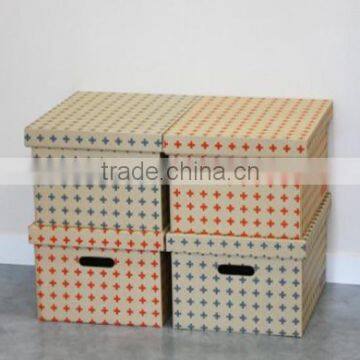 New-design of folding box sundry storage box books file storage boxes