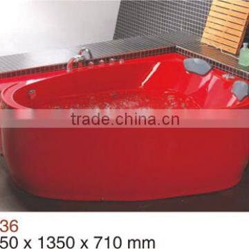 cUPC red acrylic bathtub,red-tub-sex,sex-red-tub