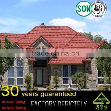 real good price quality Stone Coated Steel Roofing Tile / Building Material Prices in Nigeria / Kenya / America / Canada etc