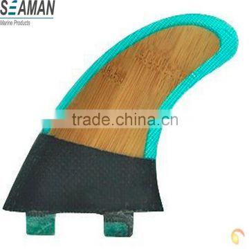 Bamboo Core Surfboard Thruster Fins Surf Fin