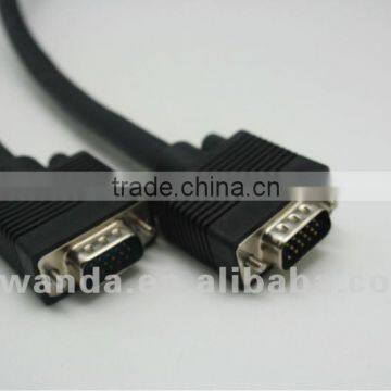 black vga cable with low price,scart to vga with audio