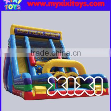 Popular inflatable climbing wall slide, inflatable slide for kids