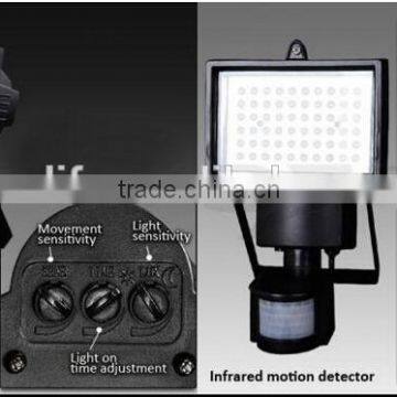 High Lumen Motion Sensor Solar LED Security Flood Light Waterproof