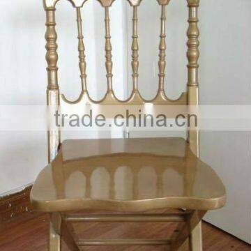 gold chateau hotel chair,wood napoleon chair