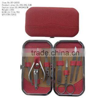 corporate gift stainless steel manicure set pedicure set