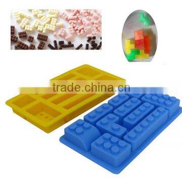 Creative Ice Tray Fruit juice Drink Ice Mold Moudle Block Brick Multicolor Rectangle Shape Cake Chocolate DIY