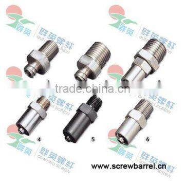 assembly parts of screw and barrel for plastic injection molding machine