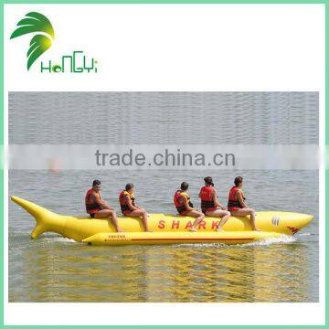 The Most Popular Shark Shape Inflatable Banana Boat For Sale