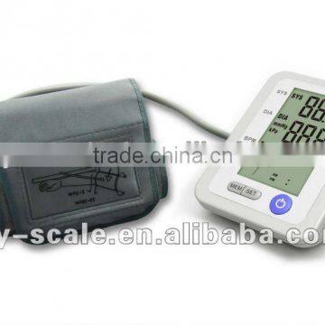 Arm blood pressure monitor, Low noise tech. Auto-Reading Blood Pressure Monitor Arm type