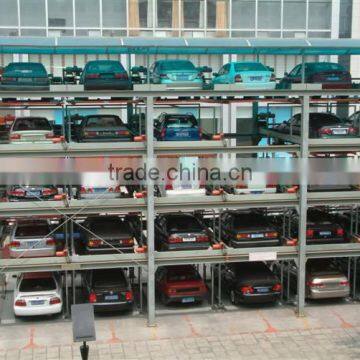 Smart mechanical steel structure car garage