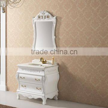 Antique Design Bathroom Vanity,Classic Bathroom Furniture,Modern White Bathroom Vanity Cabinets